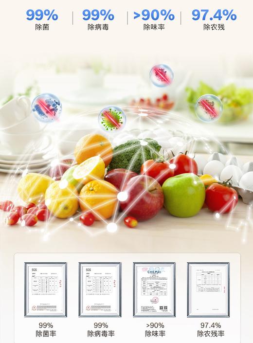 博世（BOSCH）502L十字对活氧PIus冰箱 活氧洁净自动制冰 智能防冷凝水系统 超薄平嵌 KCB89VA26C 拿铁白玻璃面板 商品图2