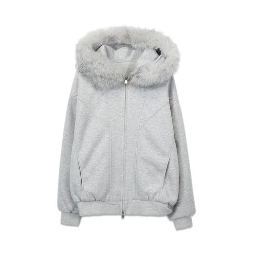 秋冬休闲连帽毛领夹棉外套-纪念日百货门店同款168795839 商品图4