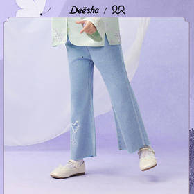 笛莎Deesha观山见女童牛仔裤