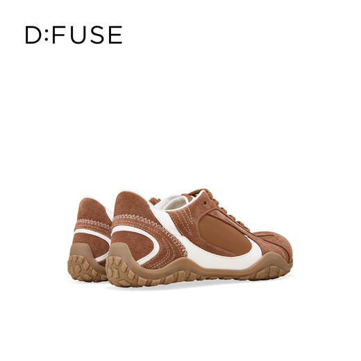 Dfuse迪芙斯2026春季新款复古拼接鞋面耐磨防滑德训鞋休闲鞋阿甘鞋DFE1112130 商品图3