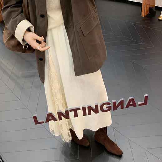 水煮牛皮内增高长筒显瘦妖精靴骑士靴 商品图2