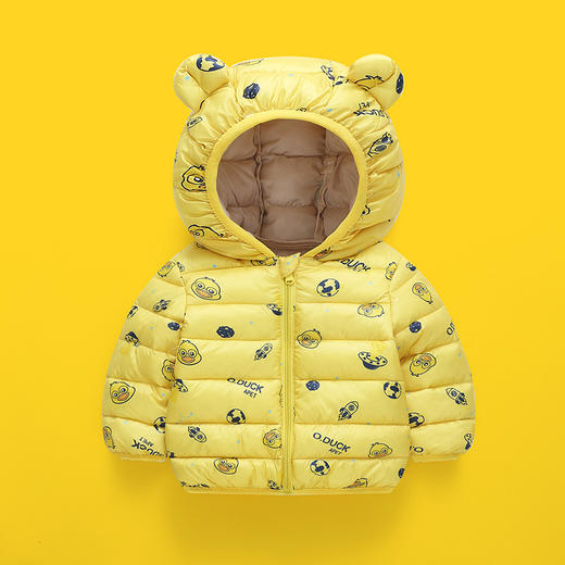 清仓 69.9  棉服  小黄鸭 秋冬棉衣儿童棉服新款男女童连帽棉袄 商品图11