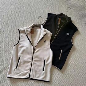 F010907秋冬户外通勤休闲双面摇粒绒立领情侣马甲