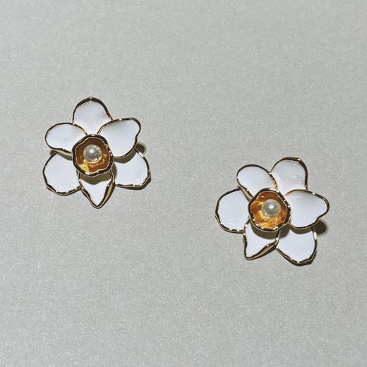 美颂之光 MAISON LUMIERE 十二花神水仙耳环 商品图5