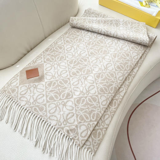 秋冬特惠💰300 罗意威围巾 新款男女中性款【LW条纹长巾】 商品图5