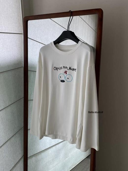 老米优品🎈3-5天，韩里韩气大眼睛tee 👀《人气眼睛刺绣图案tee》春日氛围感百搭单品！T260109A 商品图4