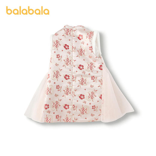巴拉巴拉童装女童连衣裙国风春秋旗袍裙新中式背心裙提花精致时尚 商品图2