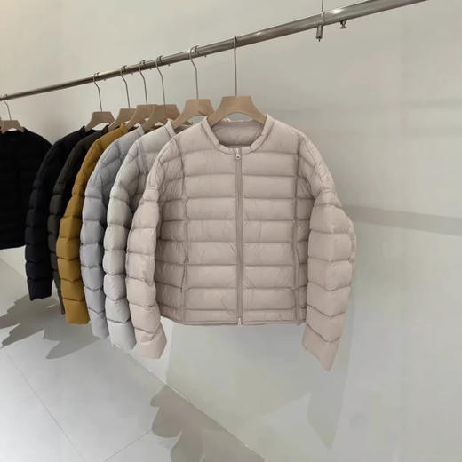 【90白鸭绒  排骨羽绒服】圆领羽绒服宽松外套 商品图1