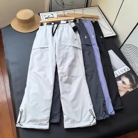 F010905松紧腰防风防泼水软壳冲锋裤户外山系滑雪裤登山裤女