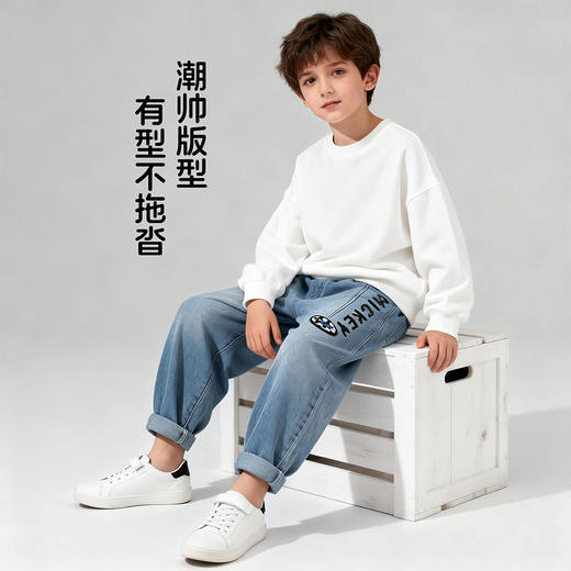 迪士尼潮帅牛仔长裤XD3DK031 商品图1