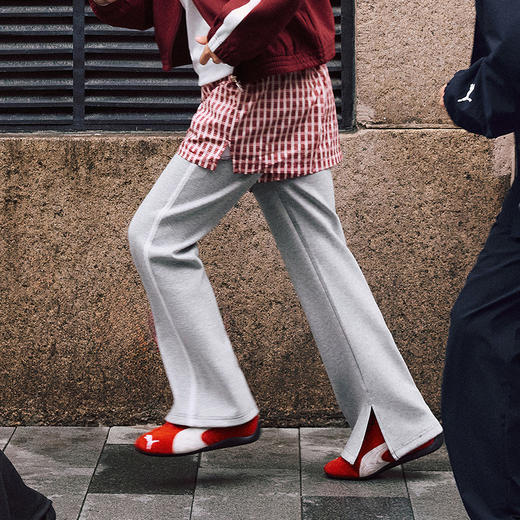 PUMA彪马官方正品 新款儿童女童秋季针织长裤微喇裤潮酷有型 商品图3