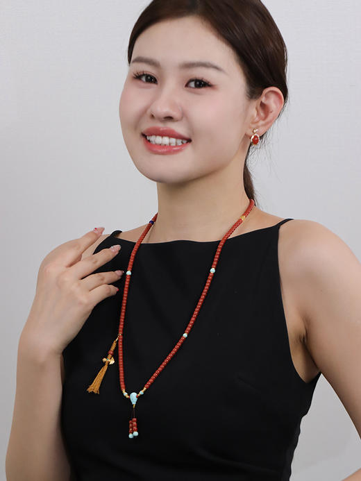 【挚友限定】瓦西南红/绿松石/青金/蜜蜡/925银串珠 商品图4