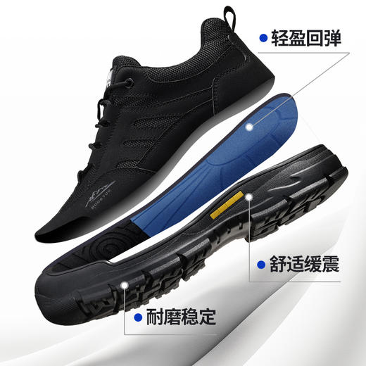 蓝鸥盾新款防静电安全鞋不防砸不防刺耐磨橡胶底四季款低帮 商品图5