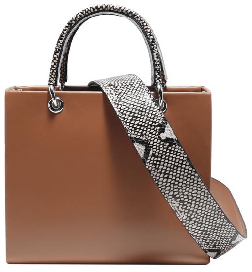 6972419490106 ① PACO GIL西班牙PG专柜 新品个性时尚蛇纹肩带手提单肩斜挎包  （长宽高）21.5*8.5*18cm 【有划痕，印痕】 商品图0