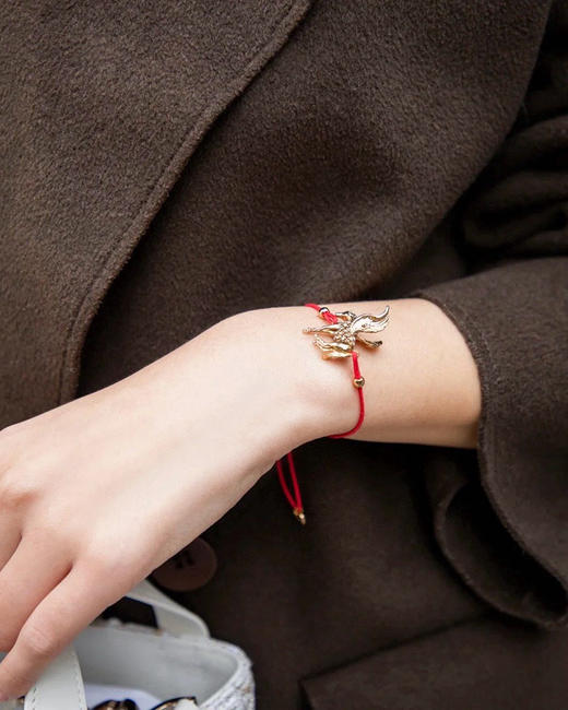 THS-无 D家 独家飞马红绳手链 马年飞马踏云一马当先手链 CU1337 商品图4