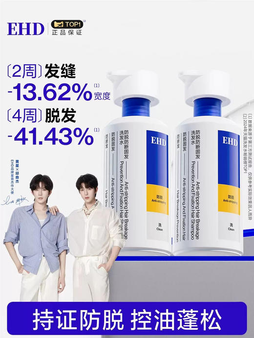 （新视觉）EHD防脱固发洗发水护发组合 持证防脱固发 商品图0