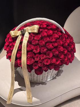 INS风手工编织花篮 /白色花篮/提篮