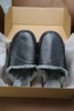 【头层牛皮 高密法兰绒保暖】冬季拖鞋男女款（B032603） 商品缩略图7