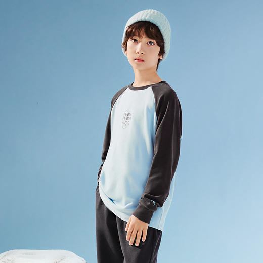 PUMA彪马官方正品 新款儿童冬季长袖T恤撞色设计保暖舒适 商品图2