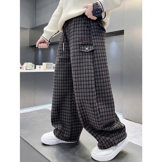 裁缝学苑TQ191加绒加厚阔腿裤纸样儿童可束口长裤子童装服装打板 商品图3