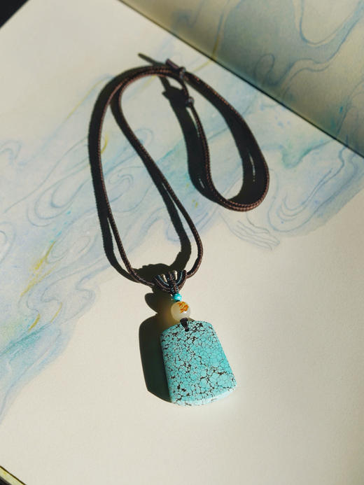 铁线绿松无事牌 商品图0