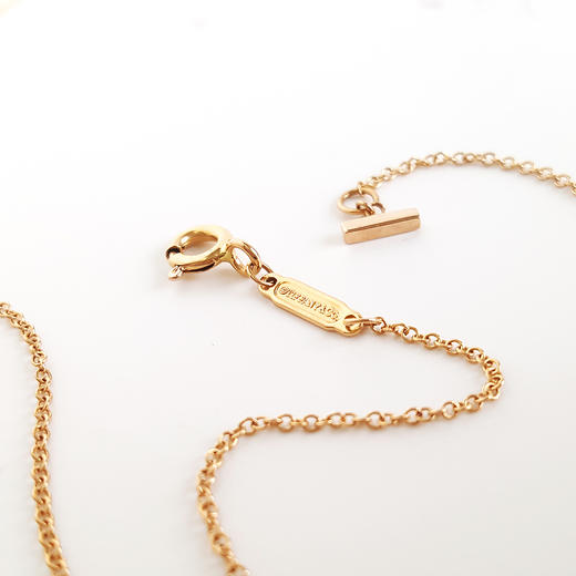 【95新】Tiffany & Co.蒂芙尼Tiffany T 系列大号18K黄金Smile笑脸项链链长约45cm女士 251225TJ03 商品图6