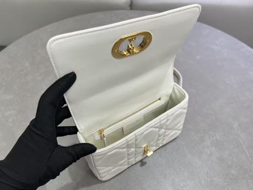 迪奥 Soft Caro 手袋 白色 小号 羊皮（LZ） 商品图3