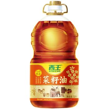 西王食用油 小榨甄香菜籽油5L 非转基因 物理压榨 食用油 /粮油调味 /食用油 /菜籽油 商品图4