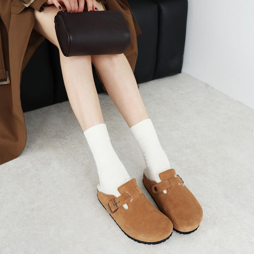  Sacha雪地靴 BTPJ-22047-1加毛半拖博肯 商品图4