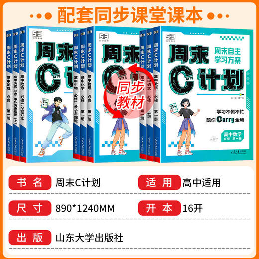 2026五三53周末C计划高中人教版必修第二册必修2周末单元练习册 商品图3