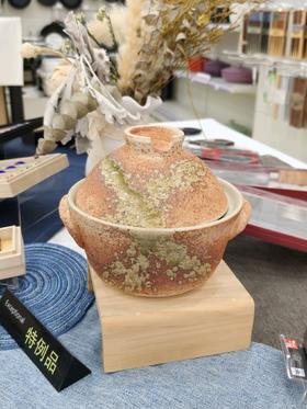 【日本进口伊贺烧】陶土锅手工烧制孤品