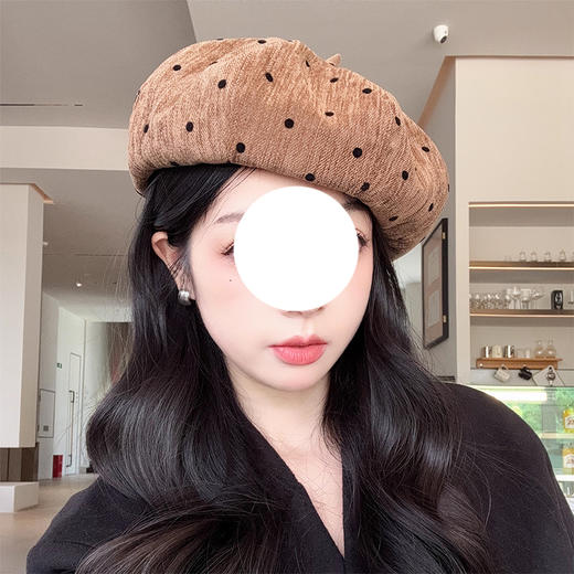 裁缝学苑AH114日系复古贝雷帽纸样女装韩版薄款显脸画家帽子样板图纸 商品图1