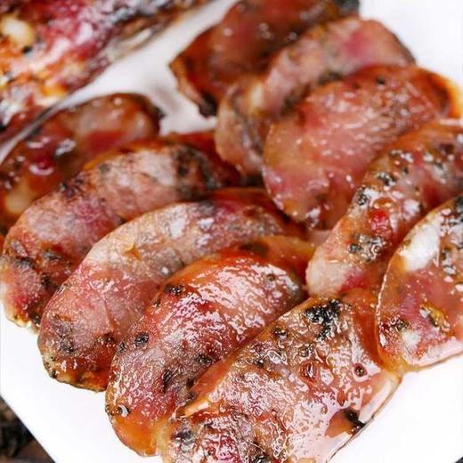 金华特产 纯手工梅干菜腊肠200g 大块肉粒+梅干菜 弹嫩咸鲜 润而不腻 商品图1