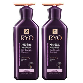 吕（Ryo）紫吕洗发水400ml*2 控油蓬松强韧防断发洗发膏洗发露【油头专研】