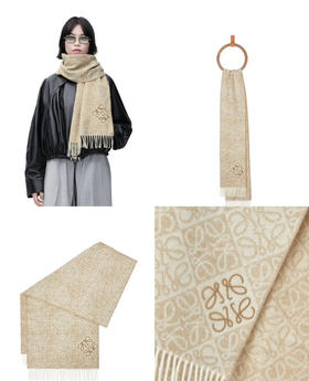 秋冬特惠💰300 罗意威围巾【棋盘格-植绒-刺绣】