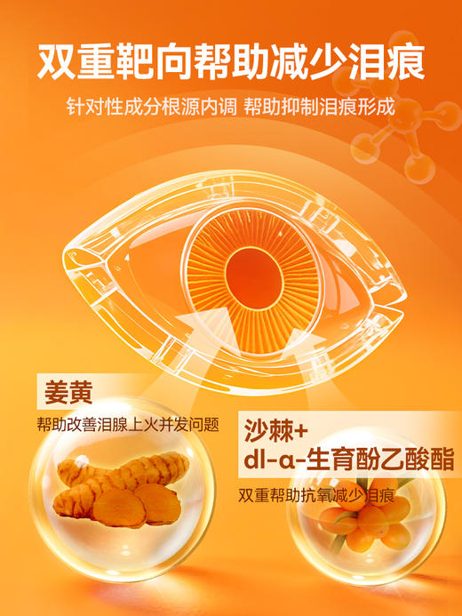 普安特泪痕无影猫咪狗狗去泪痕去分泌物清洁改善泪腺叶黄素咀嚼片泪痕魔方 商品图4