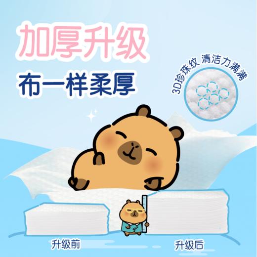 【官方自营】清风超迷你纯水湿巾8片*8包/提卡皮巴拉小黄豚联名 商品图4
