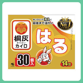 小林制药桐灰发热14小时暖身贴暖宝宝 30片装【一般贸易仓发货】