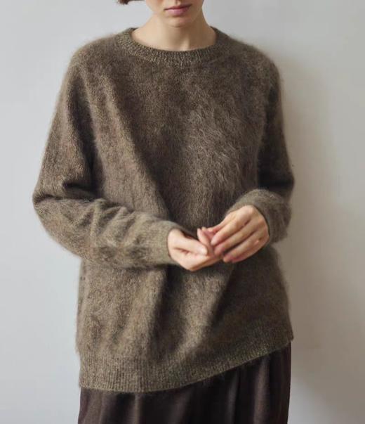 紫薯糕|简约慵懒拉绒羊毛衣 商品图4