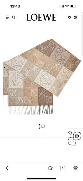 秋冬特惠💰240 罗意威围巾【高版本】男女中性款