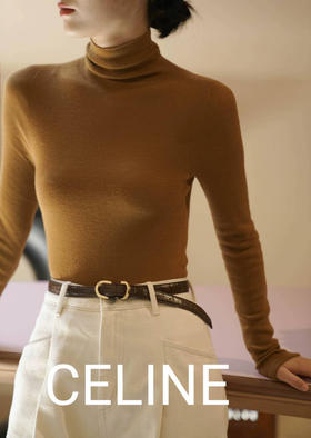 断码捡漏
出口订单尾货！  
Celine赛琳女士高领纯羊毛针织打底衫