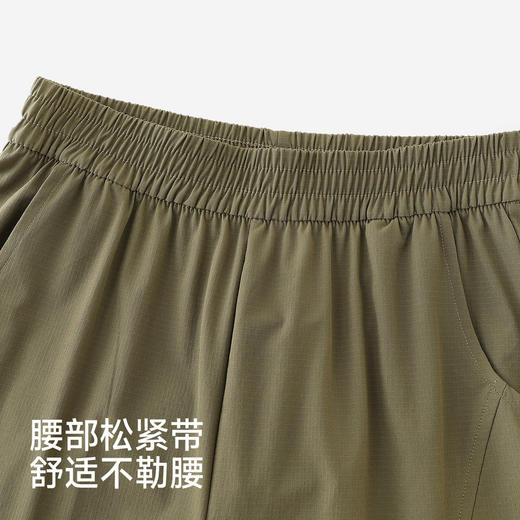 【耐磨抗造】英氏儿童长裤男童裤子春夏款中大童休闲裤军绿色户外百搭束脚裤 商品图3