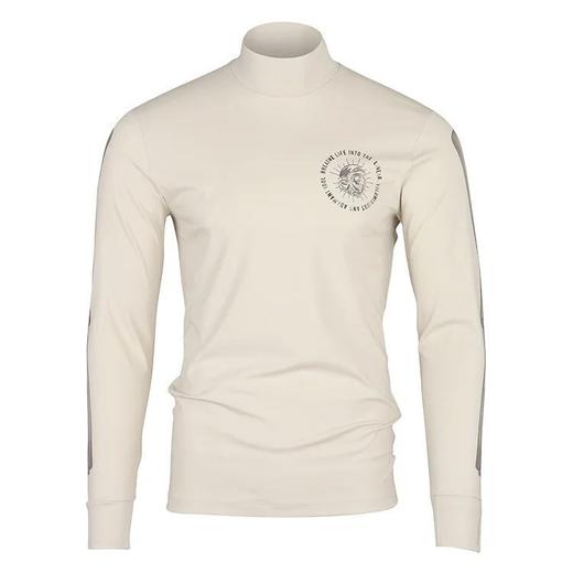 春季新款男女同款立领长袖T恤衫，原单❗外穿立领打底衫，酷🆒炸天的设计图案，太有型了，胸口LOGO也独家韩国进口材料，色彩别致，百搭的基础款修身版型，简洁好穿，几乎可以万能搭配！ 商品图2