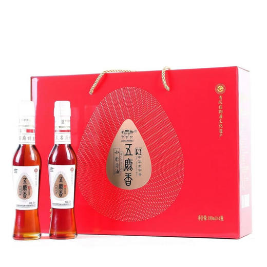 五鹿香 720ml白芝麻香油180ml*4礼品装JLD046 商品图0