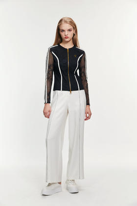 SAFICOO  时尚休闲 宽松H型 高腰设计式百搭神裤