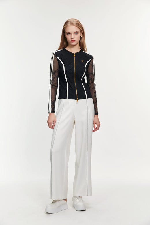 SAFICOO  时尚休闲 宽松H型 高腰设计式百搭神裤 商品图0