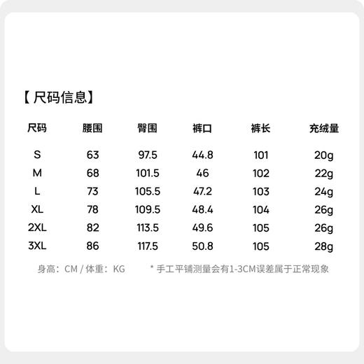 【抗静电&防水&抑菌】圣得西2025年秋冬季男款青年松紧工装羽绒裤 商品图5