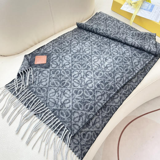 秋冬特惠💰300 罗意威围巾 新款男女中性款【LW条纹长巾】 商品图5