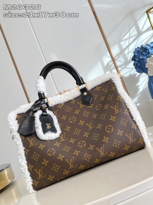 驴家 Speedy30 泰迪手袋羊毛皮饰边 商品图2