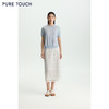 商场同款PURE TOUCH26春夏新款短袖针织衫立体绣绵羊毛圆领半袖衫 商品缩略图3